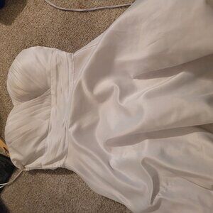 Homecoming prom dress short white
